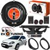 JBL EvoTuning Kit Casse Altoparlanti JBL STAGE3 2 Woofer 3Ω +TW Anteriori per Fiat Punto Evo