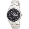 Seiko 5 Orologio automatico da uomo con quadrante nero SNKP21J1, blu, Stile casual