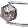 Surat*Diamond*City Diamante Naturale Sfaccettato Esagonale Grigio 0.74 ct 6.1mm