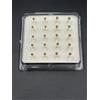 Set da 20 Orecchini Piercing Perno da naso Argento 925 oro palline 4 misure
