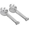 Fdit 2 piece tè Bustina di tè cucchiaio in acciaio inox bustina Squeezer colino titolare maniglia zucchero clip ghiaccio strumenti