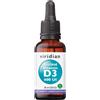 NATUR Srl Viridian Vitamin D3 400 UI Gocce 30 ml Integratore Vitamina D per Sistema Immunitario e Salute di Ossa e Denti