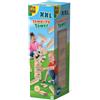SES Creative 02313 - Tumbling tower XXL, big wooden blocks, fun skill game for c