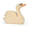 Ostheimer - 15902 - Cigno, testa alta, legno, lavorazione a mano, 8,2 cm x 6,5 c