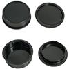 YRTIYO LM Body Cover e copriobiettivo posteriore compatibile per fotocamera Leica M240 M10 M9 M8, LM VM ZM Mount (2+2 pezzi)