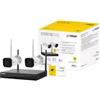 Kit wifi 3mpx con 2 telecamere bullet ob. 3,6mm