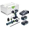 Festool Trapano avvitatore a batteria QUADRIVE TDC 18/4 5,0/4,0 I-Plus