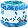 Lion Brand Yarn Lion Brand - Filato multicolore Mandala Ombre per lavori a maglia, uncinetto e artigianato, mantra, 1 confezione