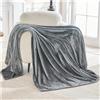 GC GAVENO CAVAILIA Coperta in pile di flanella King Size 200x240 Cm | Antracite