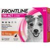 BOEHRINGER ING.ANIM.H.IT.SpA Frontline Tri-Act Antiparassitario per Cani - 3 Pipette da 1ml, 5-10Kg, Protezione Completa contro Zecche, Pulci e Zanzare