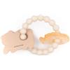 Bamboom Massaggiagengive Neonato Orso e Pesce in Silicone con Effetto Rinfrescante per la Dentizione - Rosa Chiaro