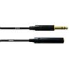 CORDIAL CFM 7,5 VK - Cavo audio bilanciato, da jack stereo dorato da 6,3 mm a presa jack stereo dorata da 6,3 mm, lunghezza 7,5 m