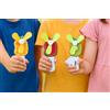 Altro Unico FN5019 Strawberry Fruit Hand Press Fan 24pcs/Box Assorted Colors