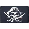 AZ FLAG Bandiera Pirata Sciabola 150x90 cm Poliestere Leggero 4 Occhielli | Uso interno bandiera decorativa dei pirati doppie cuciture e bordi rinforzati con occhielli metallici