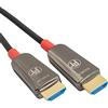FeinTech 8K - Cavo in fibra ottica HDMI 12 m, 4 K 120 Hz, 1440p 144 Hz per HDMI 2.1 Gaming, cavo HDMI PS5 Xbox PC TV, 48 Gbps, supporta eARC, CEC, VRR, HDR, Dolby Atmos, 3D, VMI90120