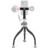 JOBY PodZilla Large Kit, Treppiede Flessibile e Attacco GripTight 360 Phone, dai Creatori del GorillaPod, Treppiede per Smartphone, Action Cam, Fotocamere Compatte, Dispositivi max 2,5kg, Grigio