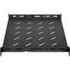INTELLINET 19"Fachboden variable Schienen 350mm tief schwarz