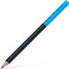 FABER-CASTELL 511910 - Matita Jumbo Grip Two Tone, durezza HB, colore: Nero/Blu