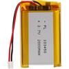 Sunkoo Batteria ai polimeri di litio 3,7 V 1800 mAh 103450 ricaricabile con cavo connettore JST per altoparlanti e dispositivi wireless
