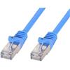 Techly Professional 101065 Cavo di Rete Patch in Rame Cat.6 Blu SFTP LSZH 1m Blu