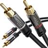 KabelDirekt - 2x Cavo RCA - 3m - 2×2
