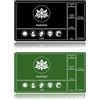 EDGFRTOIO Tappetino da gioco cucito con zone magiche, tappetino da gioco, piano da tavolo, 61 x 35,6 cm, per MTG/TCG Card Battles Commander Deck Gaming Tappetino duello per carte da gioco