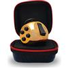 PILPOC theFube Fidget Cube (Nero e Oro Rosa) - Cubo Antistress Adulti e Bambini Versione Deluxe - Fidget Toy con Custodia Protettiva Premium - Gadget Antistress Ideale per Ansia, ADHD, OCD e Autismo