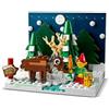 LEGO Exklusiv Set Vorgarten dei Weihnachtsmanns Limitiert 317 Teile