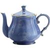 GINORI 1735 TEIEREA X6, ORIENTE ITALIANO BLU PERVINCA, FILO ORO