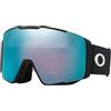 Oakley Line Miner Pro - Maschera da neve, cinturino nero opaco con lente Prizm Snow Sapphire Iridium, L