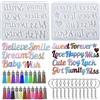 Attuslla Stampi per Resina, Lettere Jewelry Mould Silicone e Trapano Manuale a Mano per Gioielli Artigianato DIY Fabricazione, Portachiavi