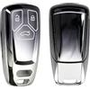 kwmobile Custodia Compatibile con Audi con 3 tasti Smart Key (solo Keyless Go) - Cover Chiavi Auto Protezione Copri Telecomando - Copertina Chiave - Copertura Gommata Silicone TPU