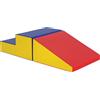 HOMCOM Set 7 Blocchi di Costruzioni Morbide per Bambini in schiuma, 50x50x25 cm, Multicolore | Aosom Italy