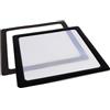 DEMCiflex Filtro antipolvere DEMCiflex 140x140mm nero/bianco