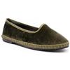 I Love Laura Friulana Donna Velluto Tinta Unita Scarpe Fondo Gomma (Verde Scuro, 40)