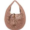Gianni CHIARINI Borsa a spalla Donna Rosa in paglia