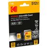 KODAK MICRO SD 512GB UHS-II U3 V60 MEMORY CARD ULTRA PRO PERFORMANCE