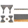 F-Core SET TENDE CABINA CLASSIC GRIGIE SPECIFICHE MERCEDES ACTROS MP3 TETTO ALTO