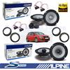 ALPINE Casse Alpine S2-S65C + S2-S40 Altoparlanti ant e post 240W Per VW GOLF V