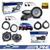 ALPINE Casse Alpine S2-S65C + S2-S40 Altoparlanti ant e post 240W per FIAT BRAVO II