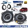 ALPINE Casse Alpine S2-S40 Altoparlanti post 2 vie Coassiali 100mm 140W per FIAT QUBO