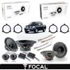Focal Casse Altoparlanti Ant+Post FOCAL AUDITOR ASE165 + ACX165 per NISSAN NAVARA D40