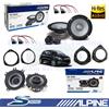 ALPINE Casse Alpine S2-S65C + S2-S40 Altoparlanti ant e post 240W per OPEL CORSA D