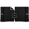 F-core Tende parasole Finestrini e Parabrezza Cotone Nere e beige per camion 240x90