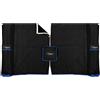 F-core Tende parasole Finestrini e Parabrezza Cotone Nere e Blu per camion 240x90