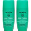 APIVITA Bee Fresh Deodorante Roll On 2x50 ml