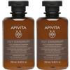 APIVITA Shampoo Forfora Grassa 2x250 ml