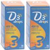 U.g.a. D3 Drops 400 Ui Flaconcino 2,5 Ml 2x2,5 ml Gocce orali