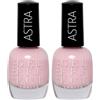ASTRA Make-UP Lasting Gel Effect - Smalto Unghie Effetto Plumping e Tonalità 71 2x12 ml