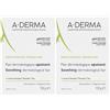 A-Derma Les Indispensables Pane dermatologico lenitivo 100g - Detergente solido per Pelle Fragile, deterge delicatamente idrata e lenisce 2x100 g